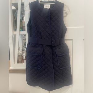 1901 long quilted vest